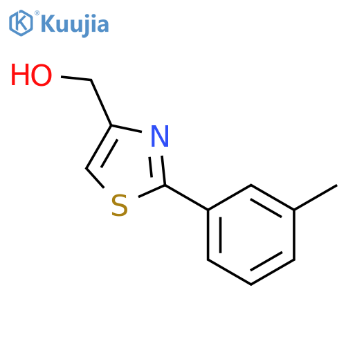 (2-m-tolyl-thiazol-4-yl)-methanol structure