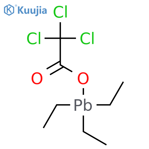 Acetic acid,2,2,2-trichloro-, triethylplumbyl ester structure