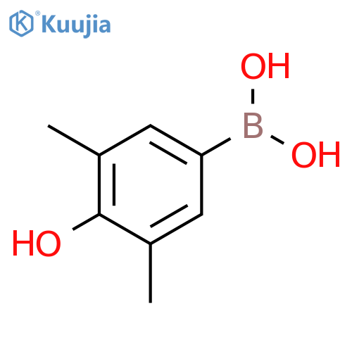 4-Hydroxy-3,5-dimethylphenylboronic acid structure
