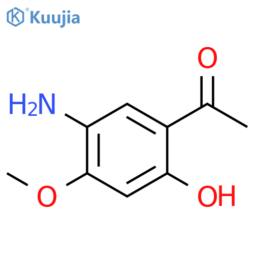 1-(5-Amino-2-hydroxy-4-methoxyphenyl)ethan-1-one structure