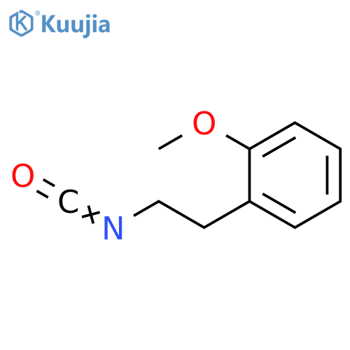 1-(2-isocyanatoethyl)-2-methoxybenzene structure