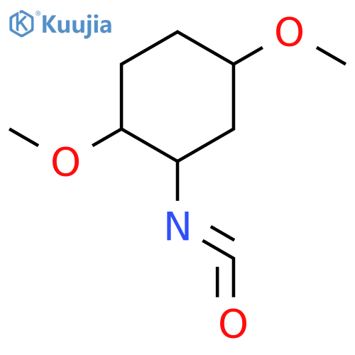 Cyclohexane, 2-isocyanato-1,4-dimethoxy- structure