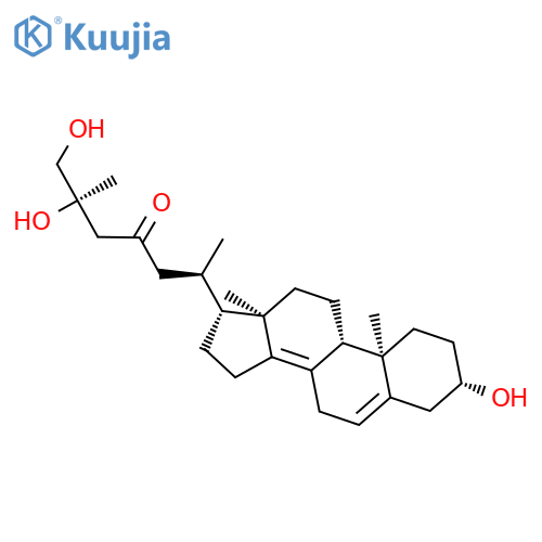 Cholesta-5,8(14)-dien-23-one, 3,25,26-trihydroxy-, (3b,25R)- structure