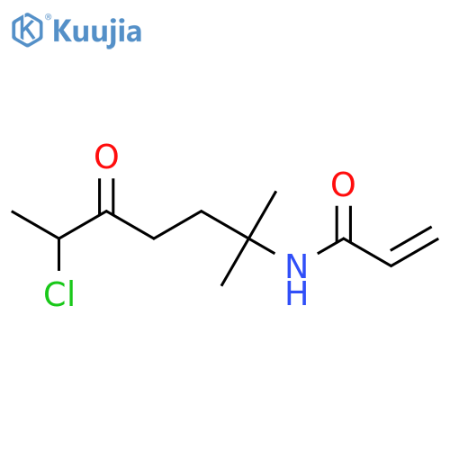 2-Propenamide, N-(5-chloro-1,1-dimethyl-4-oxohexyl)- structure