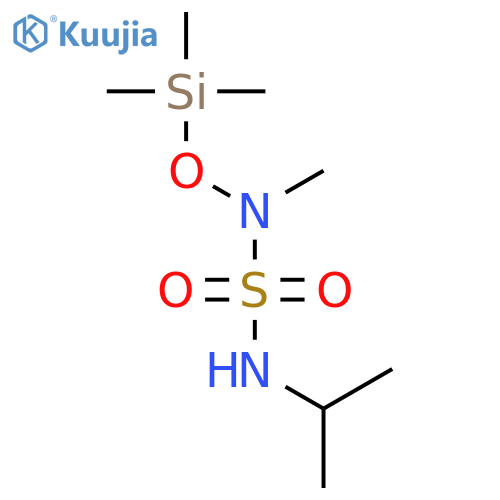Sulfamide, N-methyl-N'-(1-methylethyl)-N-[(trimethylsilyl)oxy]- structure