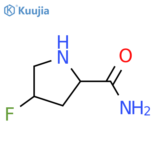 4-Fluoropyrrolidine-2-carboxamide structure