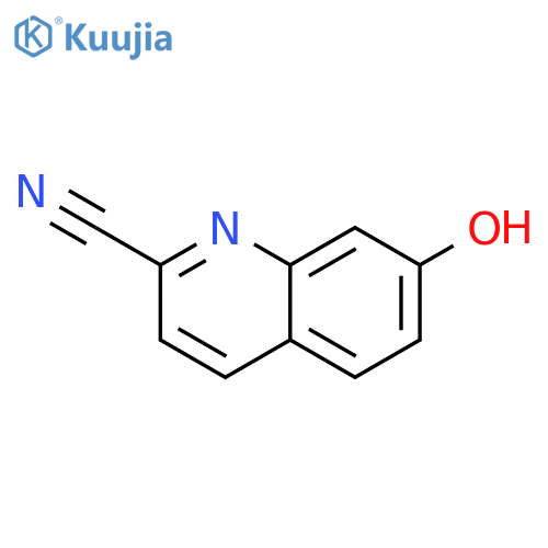 7-hydroxyquinoline-2-carbonitrile structure