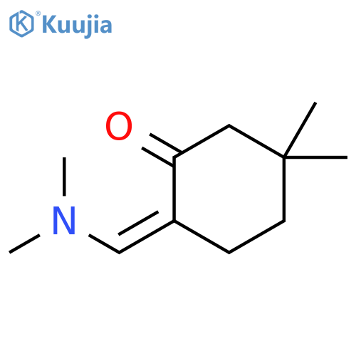 Cyclohexanone, 2-[(dimethylamino)methylene]-5,5-dimethyl-, (E)- structure