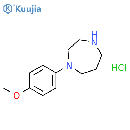 1-(4-methoxyphenyl)-1,4-diazepane hydrochloride structure