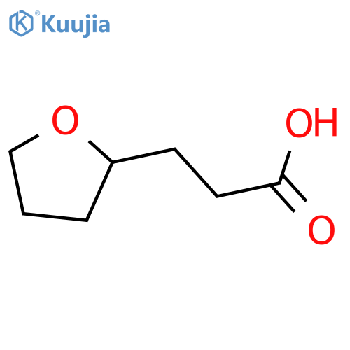 3-(oxolan-2-yl)propanoic acid structure