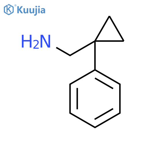 (1-Phenylcyclopropyl)methanamine structure