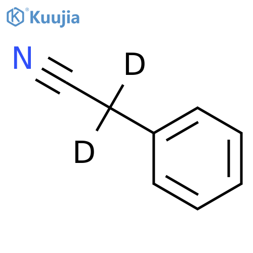Benzeneacetonitrile-d2 structure