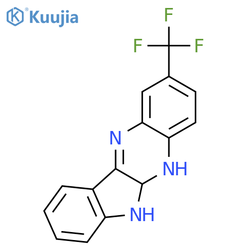 5H-Indolo[2,3-b]quinoxaline, 2-(trifluoromethyl)- structure