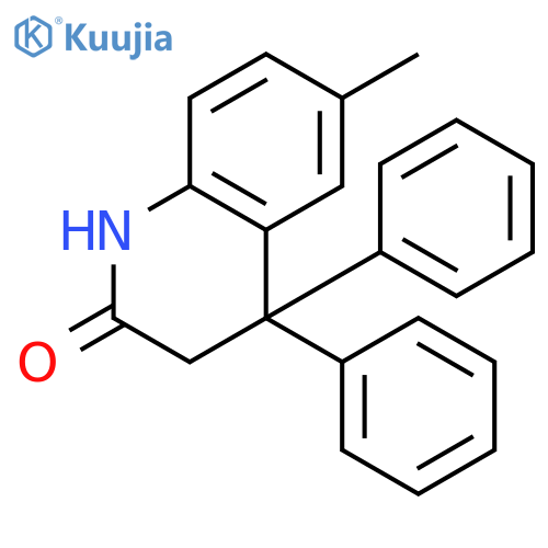 2(1H)-Quinolinone, 3,4-dihydro-6-methyl-4,4-diphenyl- structure