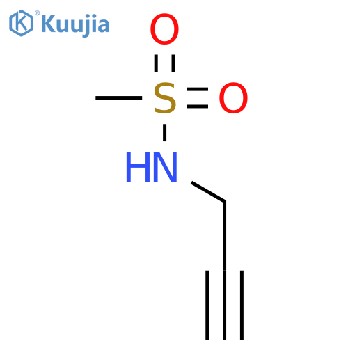 N-(prop-2-yn-1-yl)methanesulfonamide structure
