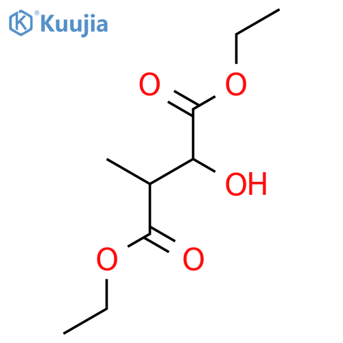 Diethyl 2-Hydroxy-3-methylbutanedioate structure