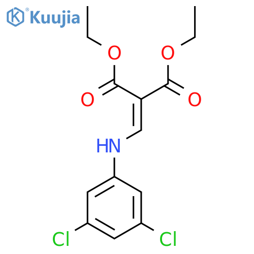 Diethyl 2-(3,5-dichloroanilino)methylenemalonate structure