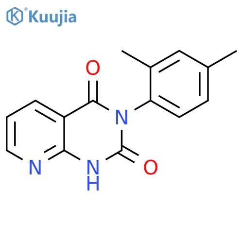 Pyrido[2,3-d]pyrimidine-2,4(1H,3H)-dione, 3-(2,4-dimethylphenyl)- structure
