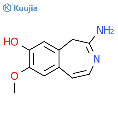1H-3-Benzazepin-8-ol, 2-amino-7-methoxy- structure