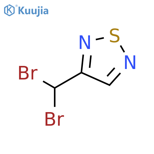 1,2,5-Thiadiazole, 3-(dibromomethyl)- structure