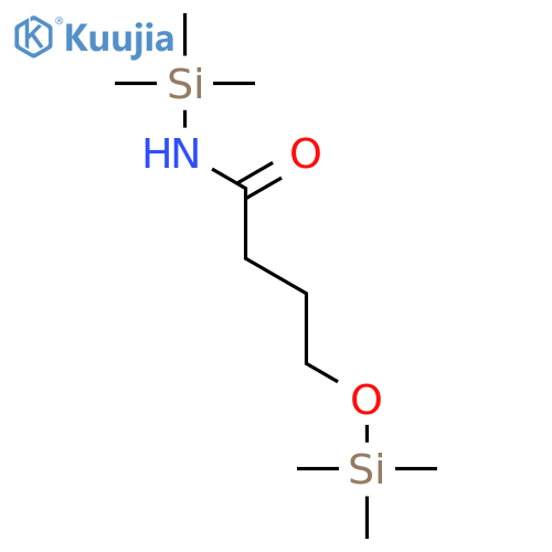 Butanamide, N-(trimethylsilyl)-4-[(trimethylsilyl)oxy]- structure