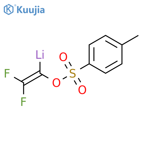 Lithium, [2,2-difluoro-1-[[(4-methylphenyl)sulfonyl]oxy]ethenyl]- structure