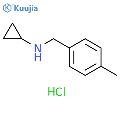 N-(4-methylphenyl)methylcyclopropanamine hydrochloride structure