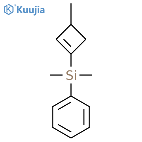 Silane, dimethyl(3-methyl-1-cyclobuten-1-yl)phenyl- structure