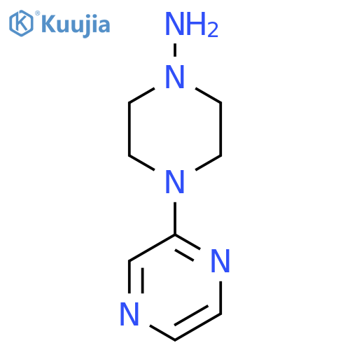 4-(Pyrazin-2-yl)piperazin-1-amine structure