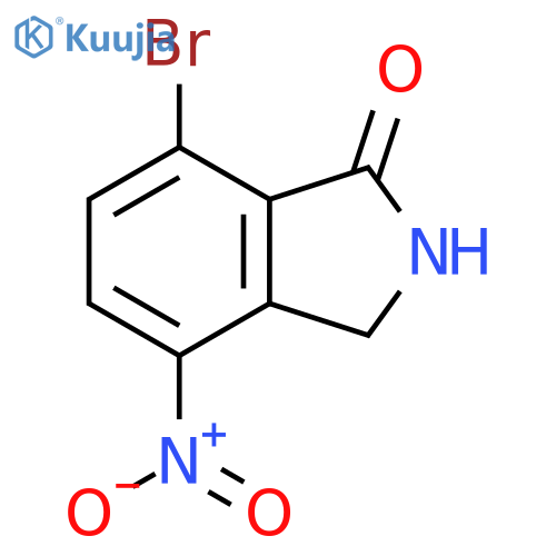 7-Bromo-4-nitroisoindolin-1-one structure