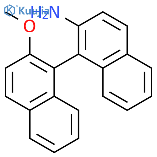 [1,1'-Binaphthalen]-2-amine, 2'-methoxy- structure