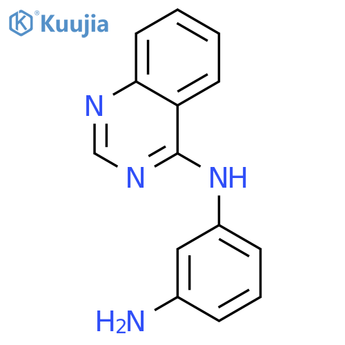 1-N-(quinazolin-4-yl)benzene-1,3-diamine structure