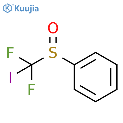 Benzene, [(difluoroiodomethyl)sulfinyl]- structure