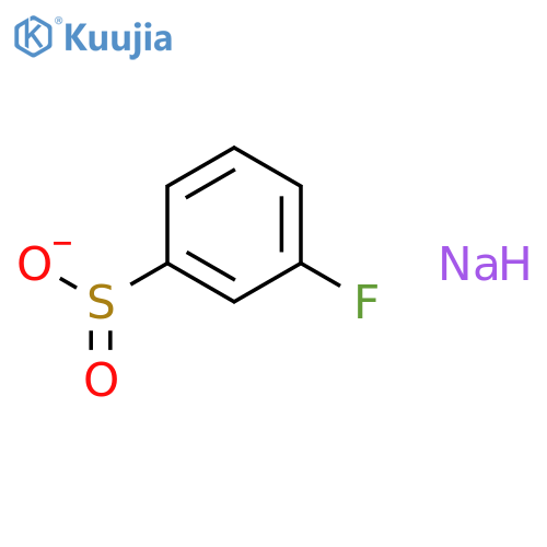 sodium 3-fluorobenzenesulfinate structure