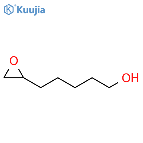 2-Oxiranepentanol structure