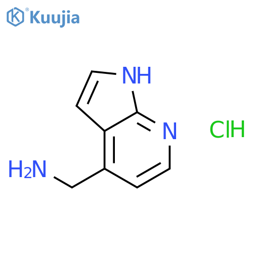 (1H-pyrrolo2,3-bpyridin-4-yl)methanamine dihydrochloride structure