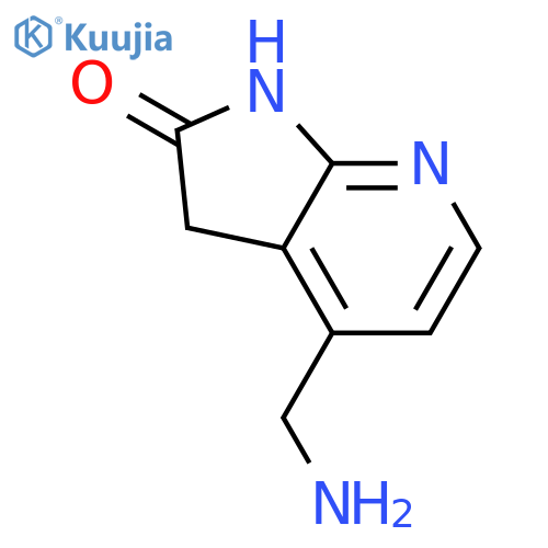 4-(aminomethyl)-1H,2H,3H-pyrrolo[2,3-b]pyridin-2-one structure