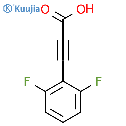 3-(2,6-Difluorophenyl)prop-2-ynoic acid structure