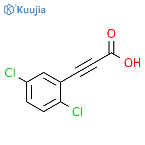 2-Propynoic acid, 3-(2,5-dichlorophenyl)- structure