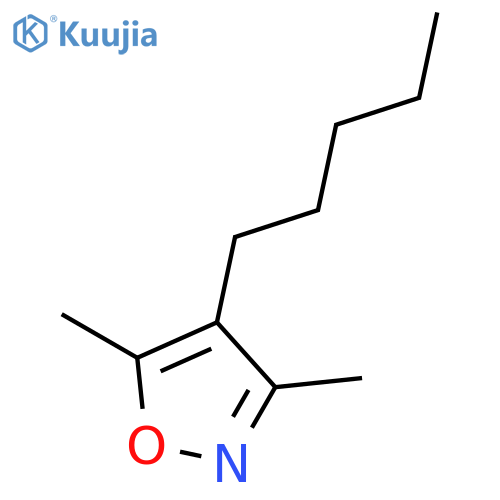 Isoxazole, 3,5-dimethyl-4-pentyl- (9CI) structure