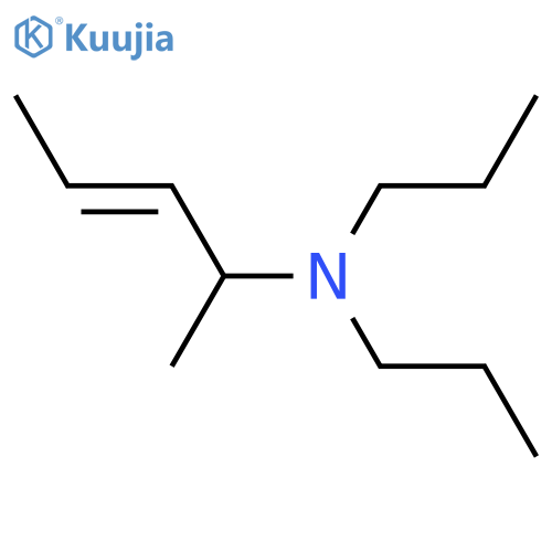 3-Penten-2-amine, N,N-dipropyl-, (E)- structure