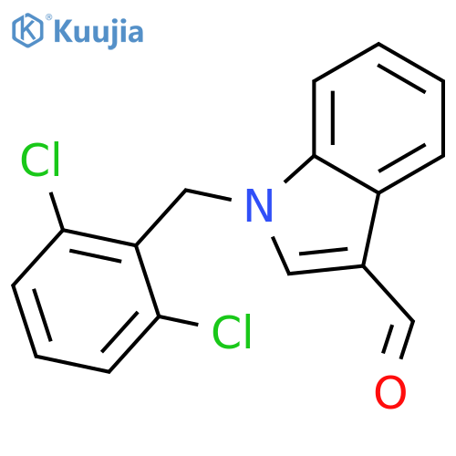 1-(2,6-Dichlorobenzyl)-1H-indole-3-carbaldehyde structure