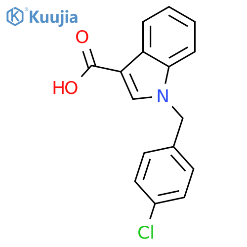 1-(4-Chlorobenzyl)-1H-indole-3-carboxylic Acid structure
