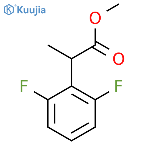methyl 2-(2,6-difluorophenyl)propanoate structure