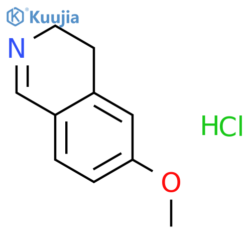 3,4-Dihydro-6-methoxyisoquinoline Hydrochloride structure
