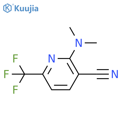 2-(Dimethylamino)-6-(trifluoromethyl)nicotinonitrile structure