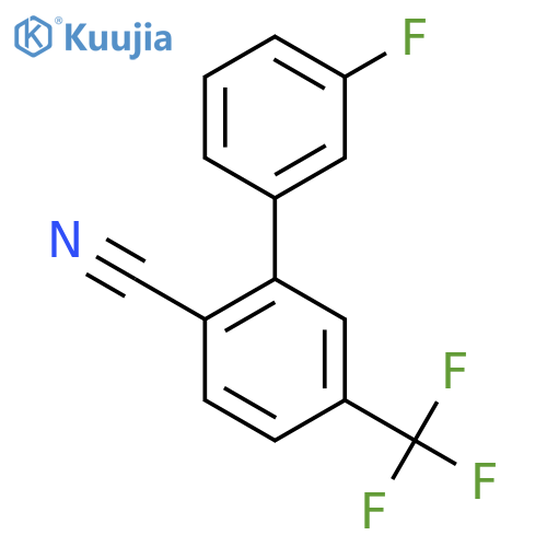 3'-Fluoro-5-(trifluoromethyl)biphenyl-2-carbonitrile structure