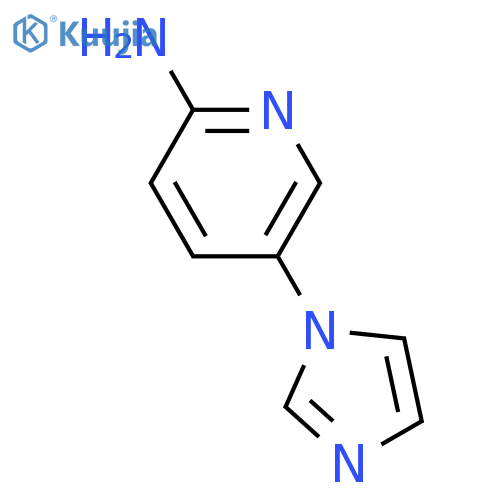 5-(1H-Imidazol-1-yl)-2-pyridinamine structure