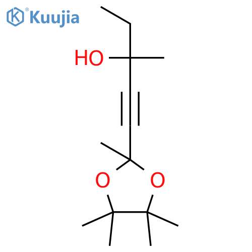 1-Pentyn-3-ol, 3-methyl-1-(2,4,4,5,5-pentamethyl-1,3-dioxolan-2-yl)- structure