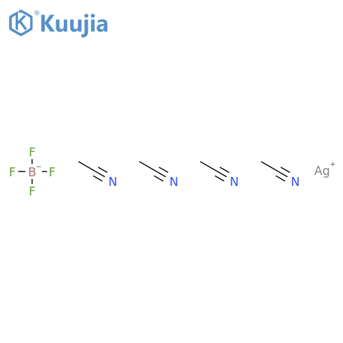 TETRAKIS(ACETONITRILE)SILVER(I) TETRAFLUOROBORATE structure